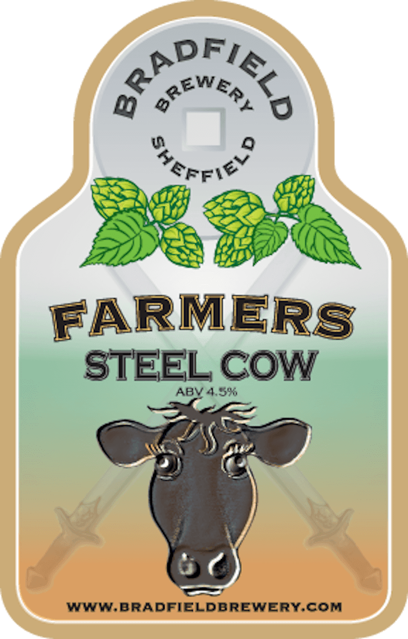 Steel cow